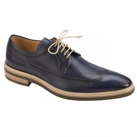 Mezlan Maraval Wingtip Brogues in Navy Sz 8